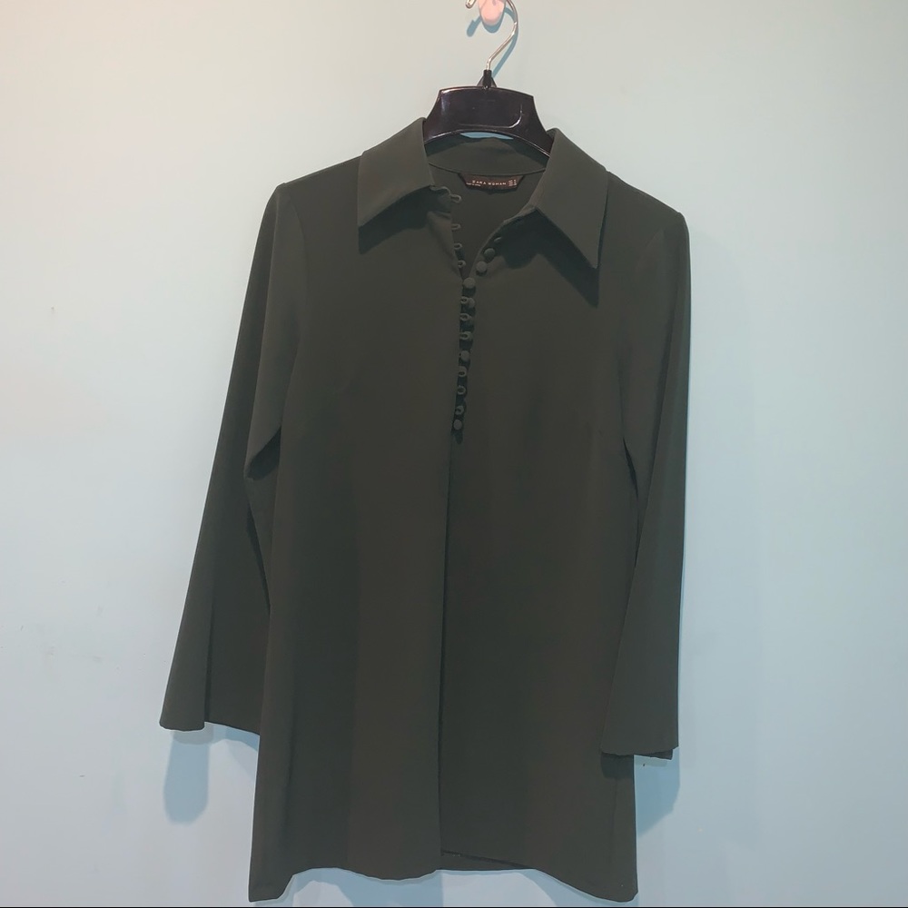 Zara Womens mini dress with long sleeves size M good condition